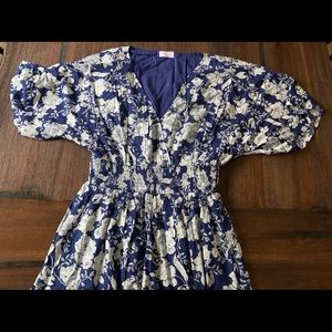 Pink Lily Sunshiny Days Smocked Waist Floral Maxi